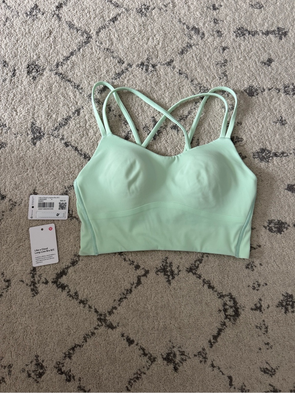 Lululemon Like a Cloud Longline Bra Athletic Sport Strappy Tank Top